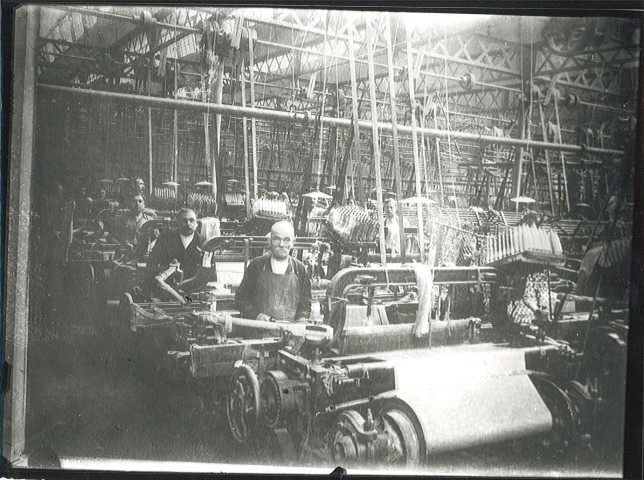 Intérieur d'une usine textile