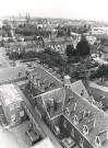 Vue aérienne de l'hôpital