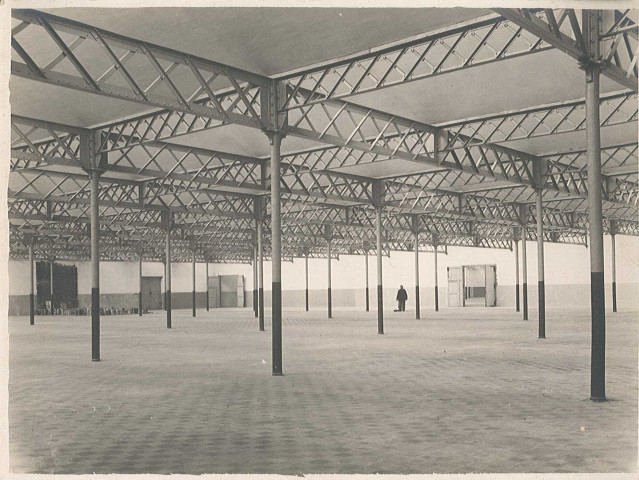 Construction d'un tissage au Pont de Nieppe