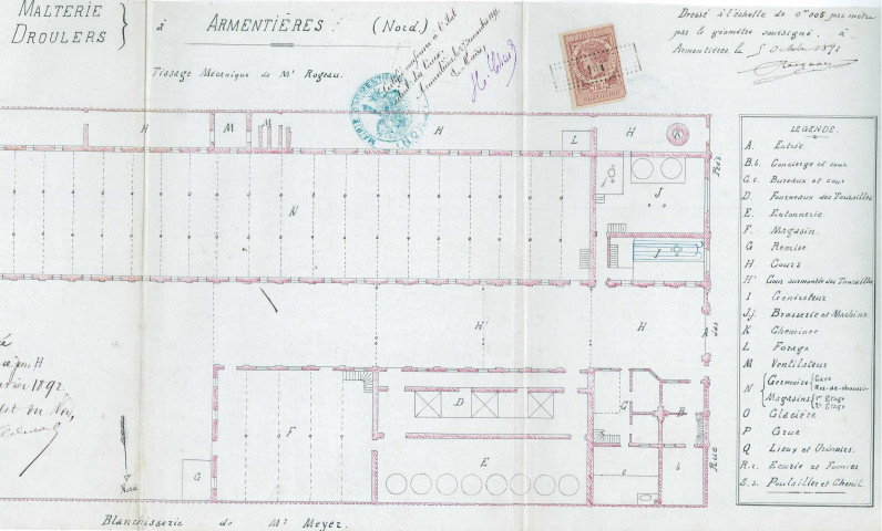 Entreprise Cardon et Droulers : dossier d'installation classée.