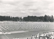 Championnats fédéraux de gymnastique de la Jeune Garde, lendit sur la pelouse du stade