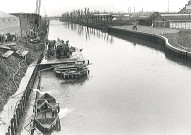 Travaux d'élargissement de la Lys au niveau du pont de l'Attargette