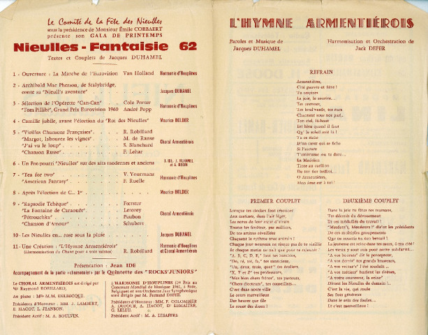 Fête des Nieulles : programme.