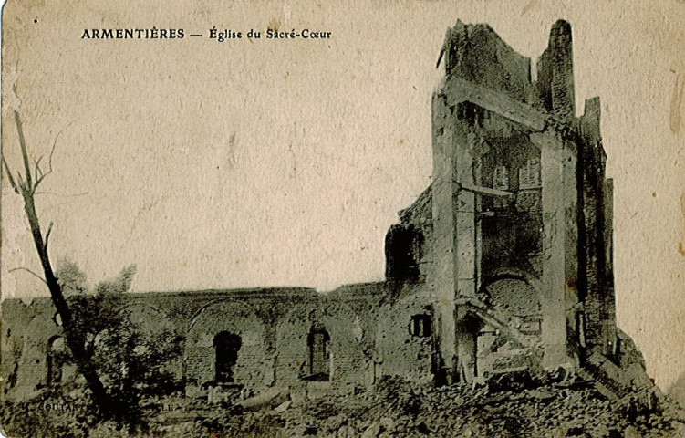 Ruines de l'église du Sacré-Cœur