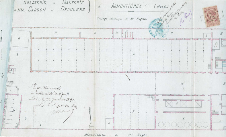 Entreprise Cardon et Droulers : dossier d'installation classée.