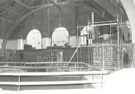 Travaux de transformation de la salle des fêtes en salle de spectacle Le Vivat, chantier intérieur