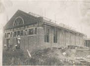 Chantier de construction de la brasserie malterie Motte-Cordonnier