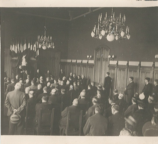 Réception à l'hôtel de ville pour le cinquantenaire de l'école nationale professionnelle