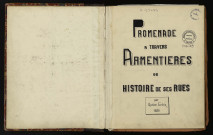 LAMBIN Gustave, Promenade à travers Armentières ou histoire de ses rues, 1939, 314 p.