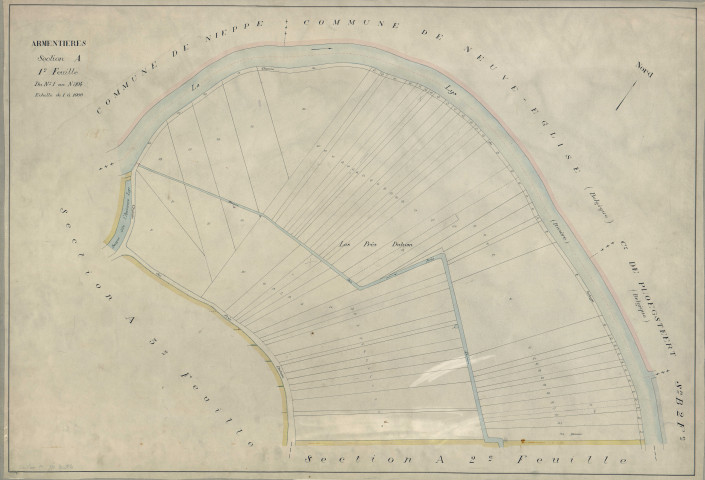 Cadastre : plan cadastral.