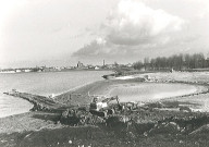 Création de la plage à la base des Prés du Hem