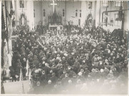 Concert [de la Sainte-Cécile] dans l'église provisoire