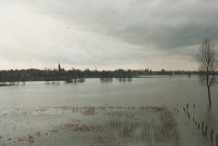 Inondations entre Houplines et Armentières