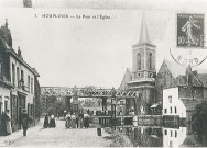 Pont et église Sainte-Anastasie d'Houplines