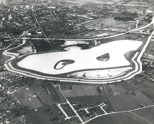 Vue aérienne de la base des Prés du Hem