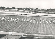 Lendit sur le terrain d'honneur au complexe sportif Léo Lagrange