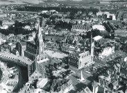 Vue aérienne du centre-ville