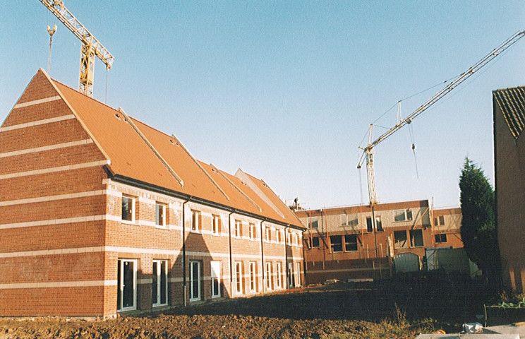 Construction de maisons dans la zone d'aménagement concerté (ZAC)