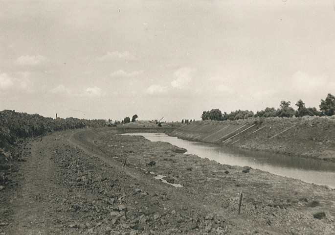 Travaux de dérivation de la Lys