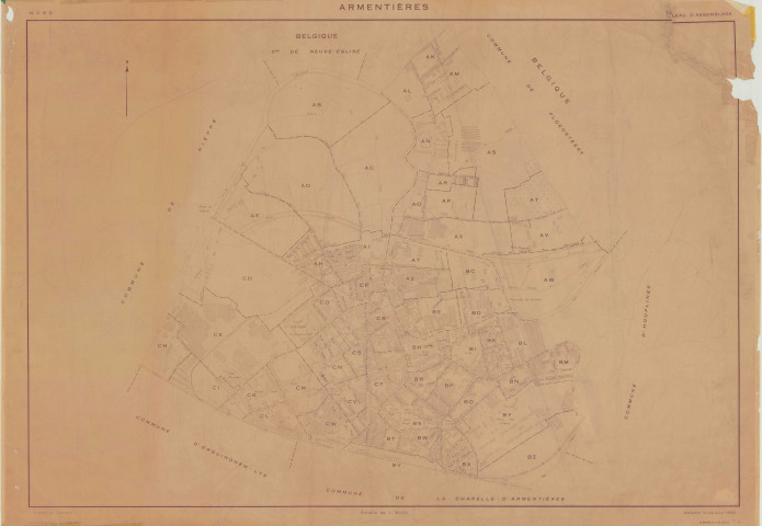 Cadastre : plan cadastral.