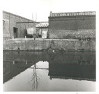 Lys passant derrière les usines route d'Houplines à Armentières et rue Victor Hugo à Houplines