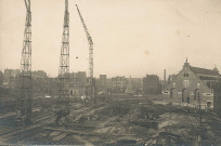 Reconstruction de l'église Saint-Vaast