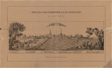 Profil de la ville d'Armentières et de ses fortifications.