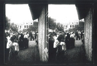 Concours du plus beau bébé à la Goutte de Lait / fondation Mahieu pour la visite officielle du ministre André Breton