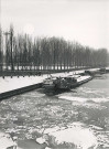 Berges de la Lys sous la neige