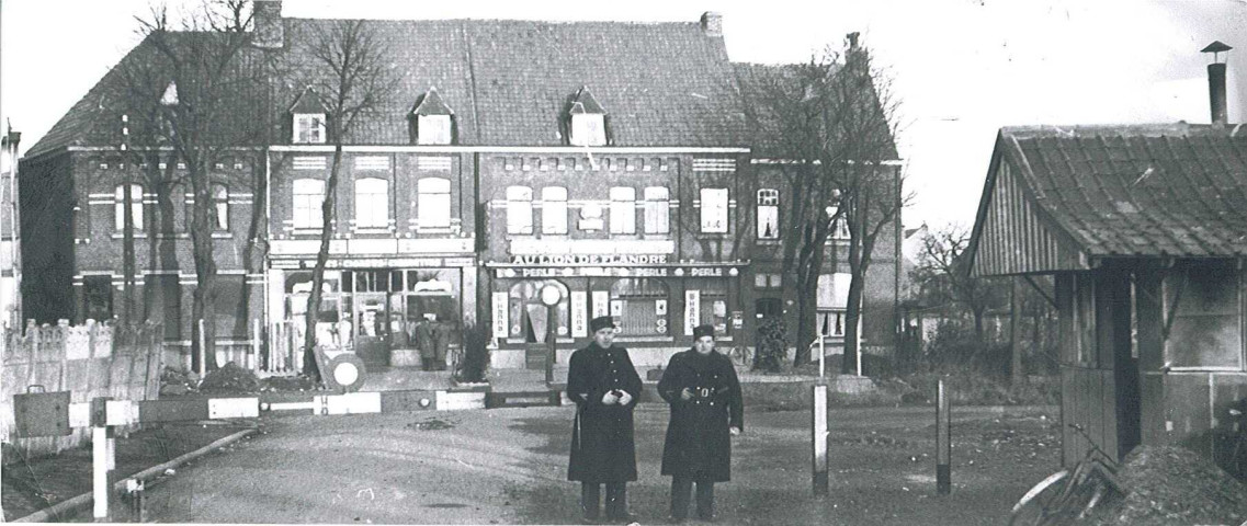 Poste de douane au cimetière