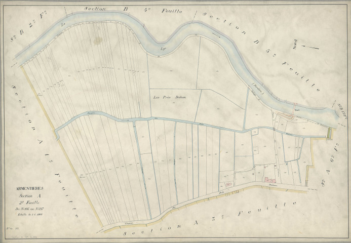 Cadastre : plan cadastral.