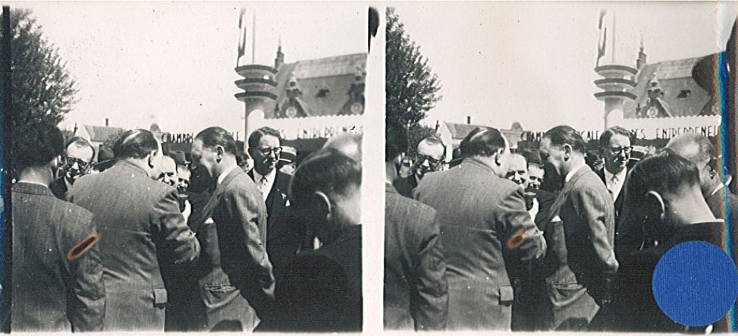 Antoine Debosque à l'inauguration de la foire-exposition