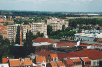 Vue aérienne des immeubles de l'avenue Aristide Briand