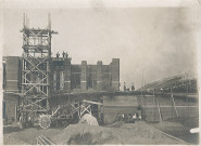 Chantier de construction de la brasserie malterie Motte-Cordonnier