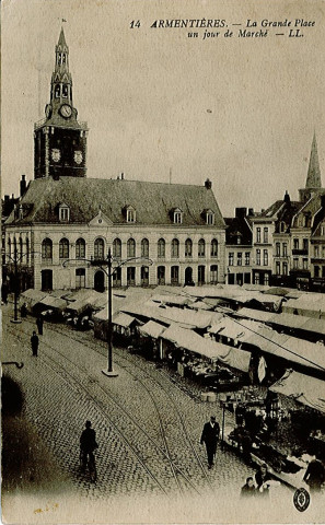 Grand'Place un jour de marché