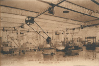 Entraînement des machines de l'usine de tissage de toiles Dufour-Lescornez Fils