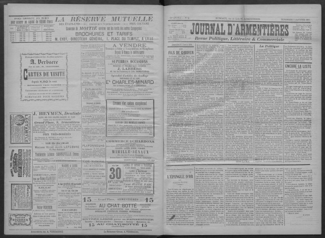 Le Journal d'Armentières.