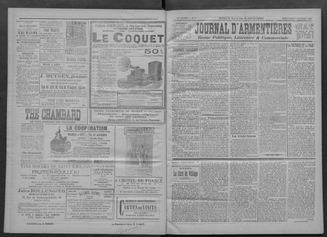 Le Journal d'Armentières.