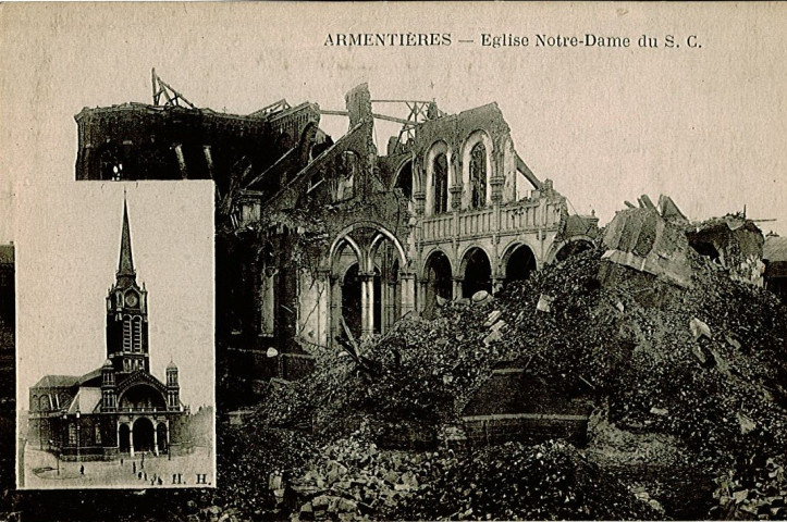 Église Notre-Dame du Sacré-Cœur en ruines