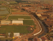 Comblement de la Lys, vue sur le complexe sportif et les Prés d'Houplines