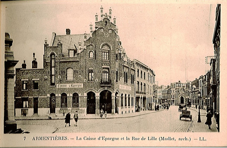 Caisse d'Épargne et rue de Lille