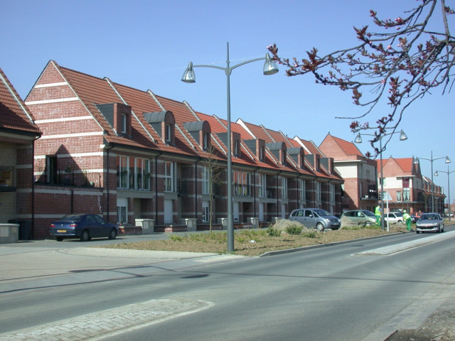 Lotissement de maisons de la zone d'aménagement concerté (ZAC) du Bizet