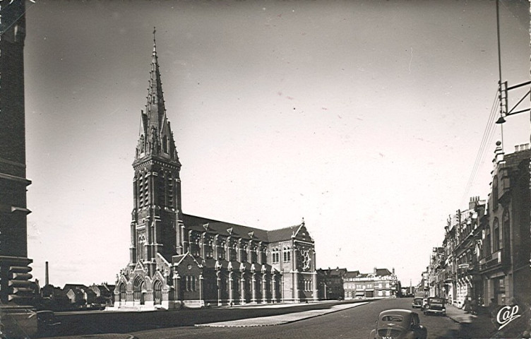 Place et église Saint-Vaast