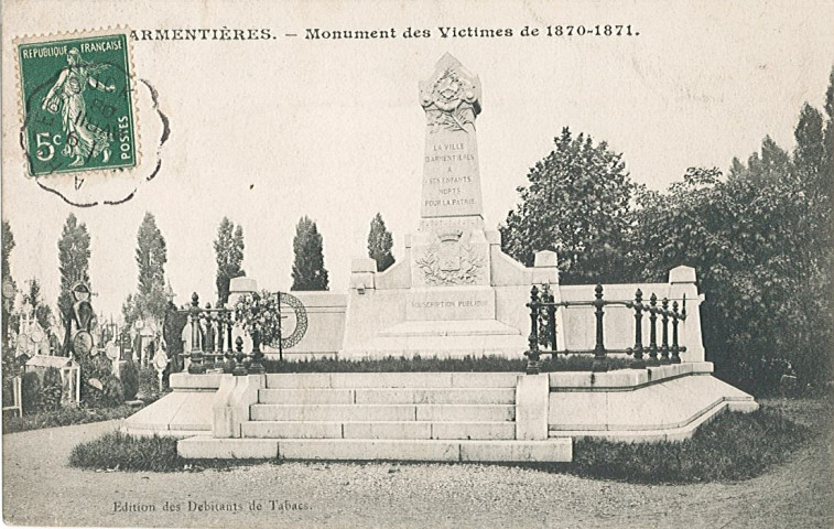 Monument des victimes de 1870-1871 au cimetière