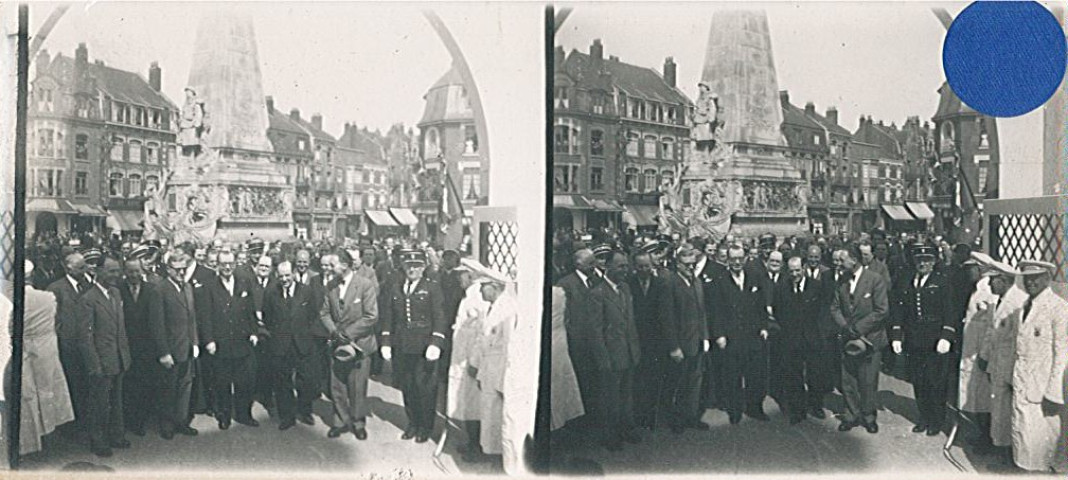 Inauguration de la foire-exposition par Georges Vankemmel et Antoine Debosque