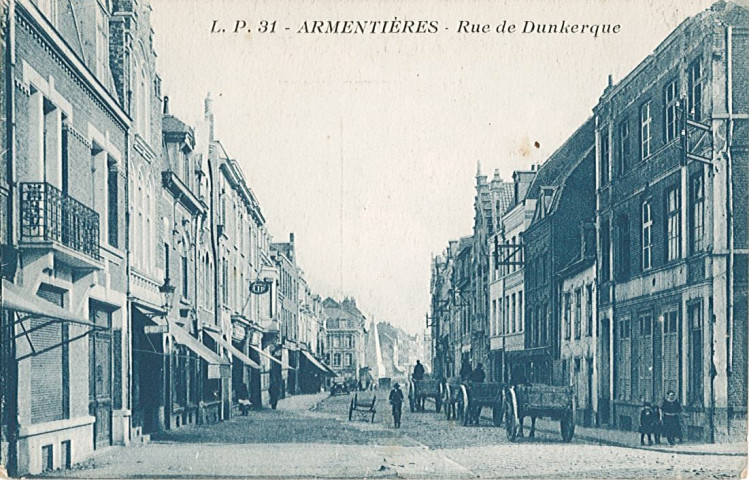 Rue de Dunkerque vers la Grand'Place