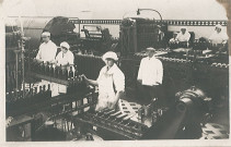 Chaîne d'embouteillage et étiquetage automatique à la brasserie Motte-Cordonnier