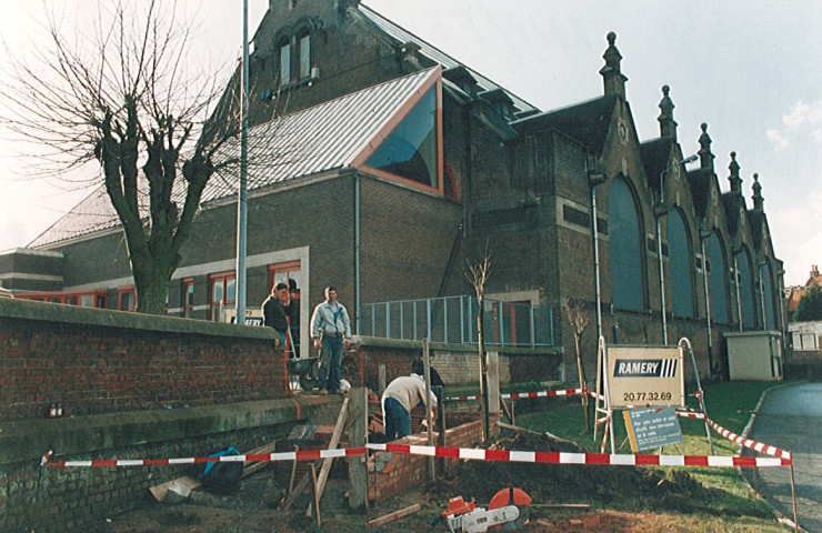 Travaux à proximité du Vivat, quai de Beauvais