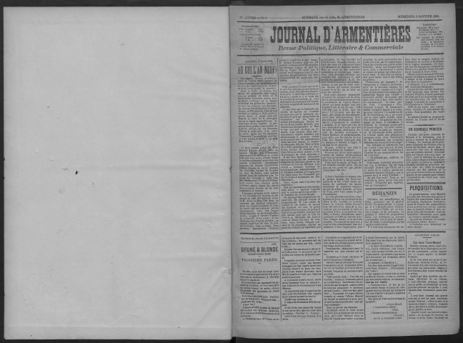 Le Journal d'Armentières.