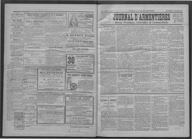 Le Journal d'Armentières.